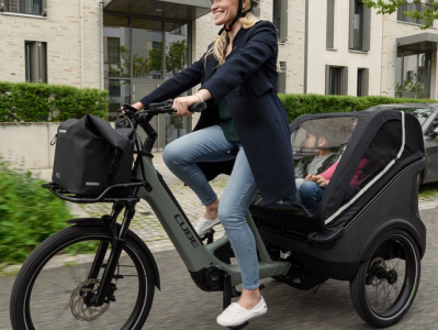 Trike Hybrid Cube, un tricycle cargo électrique pour transporter ses enfants